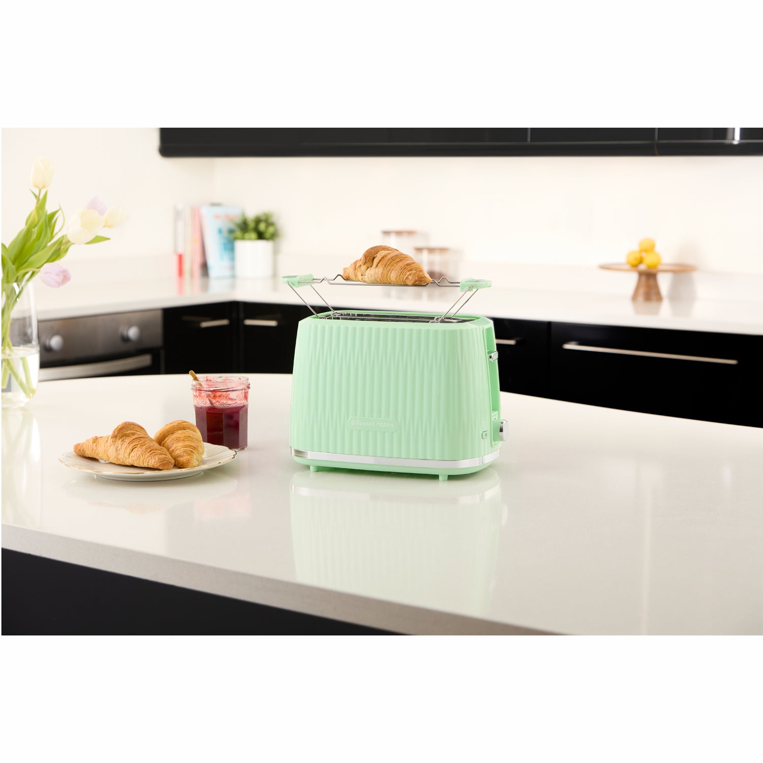 Russell Hobbs – Brödrost 27374-56 Eden 2S Toaster Pistachio