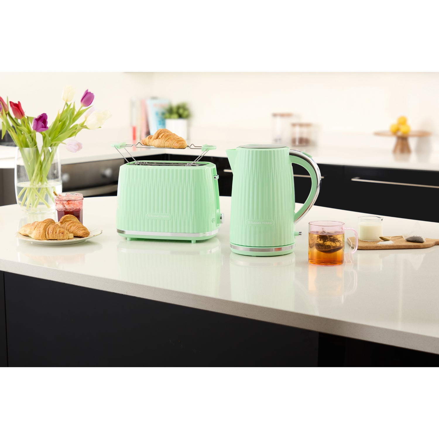 Russell Hobbs – Brödrost 27374-56 Eden 2S Toaster Pistachio