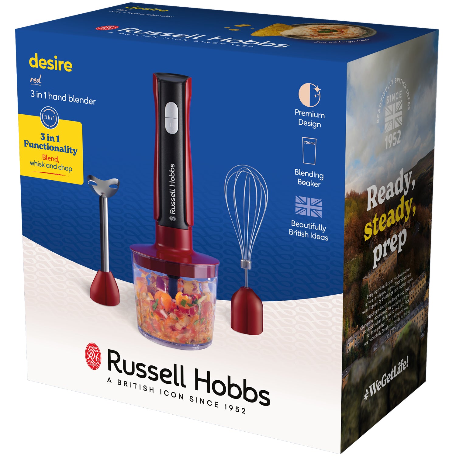 Russell Hobbs – Stavmixer set 27140-56 Desire 3 in 1 Hand Blender