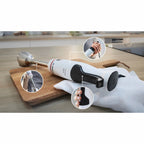 Bosch – Stavmixer paket MSM4W220 inkl bunke &amp; mini hack 800Watt