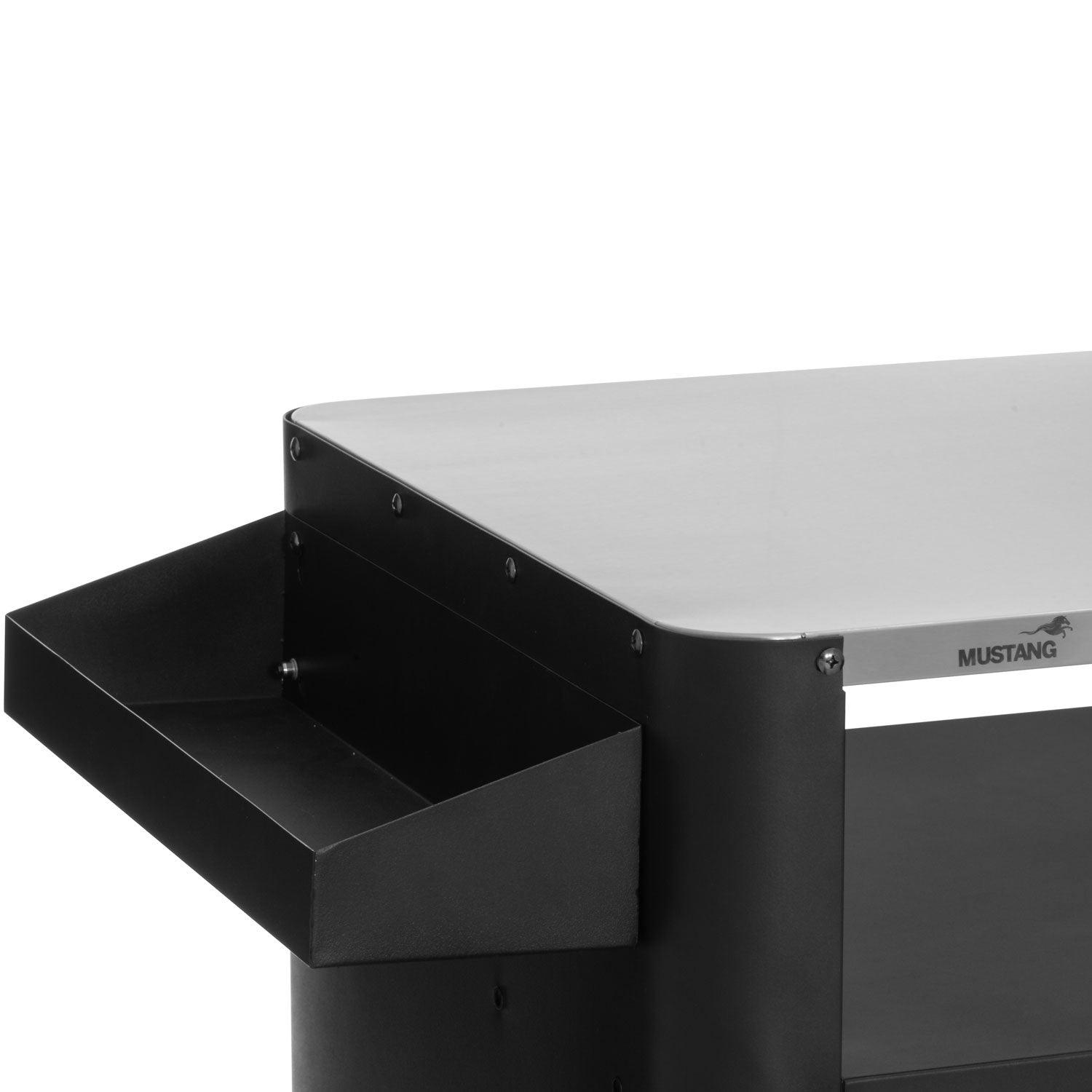 Mustang – Grillbord Svart 135 x 60 x 90 cm