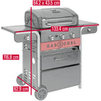 Char-Broil – Hybridgrill Gas2Coal 2.0 3+1 Brännare 140925
