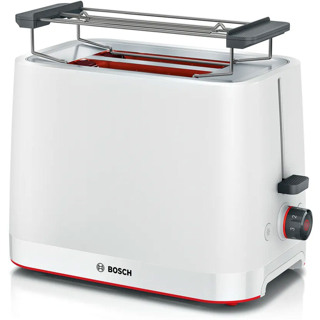 Bosch – Brödrost TAT3M121 Vit 950W Bagels Funktion.