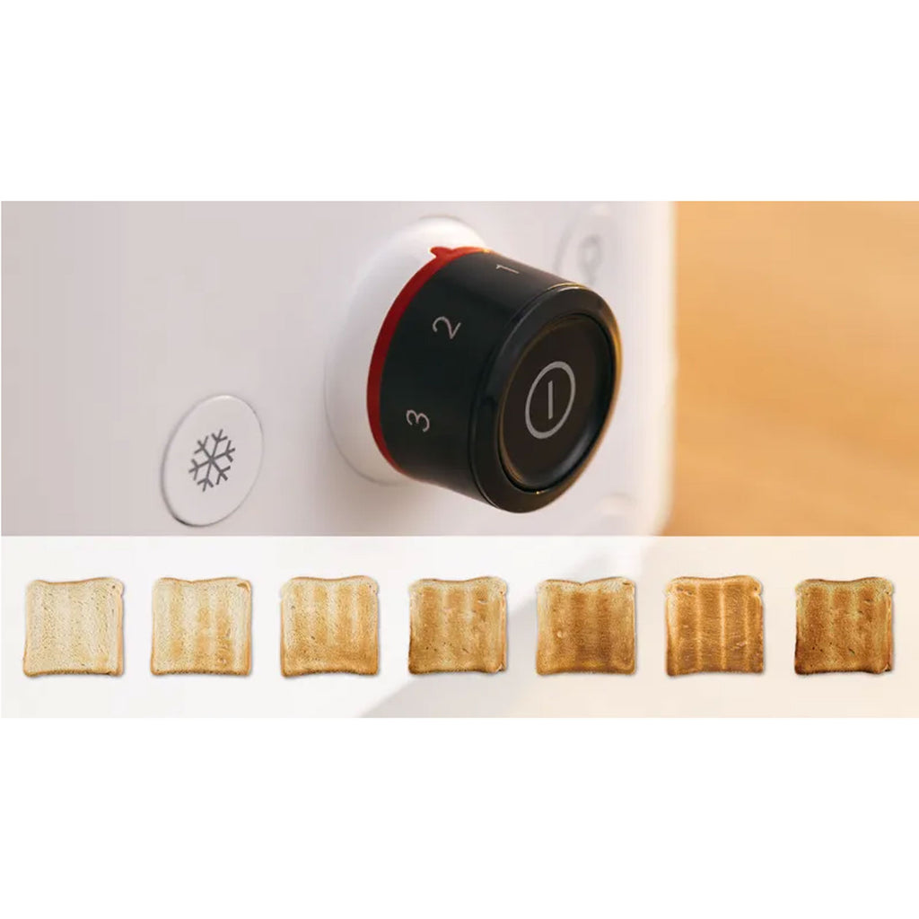 Bosch – Brödrost TAT3M121 Vit 950W Bagels Funktion.