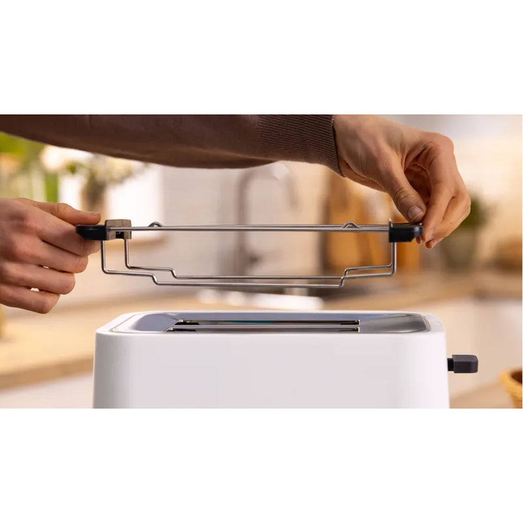 Bosch – Brödrost TAT3M121 Vit 950W Bagels Funktion.