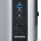 Severin – Brödrost AT2589 2skivig Borstat stål.