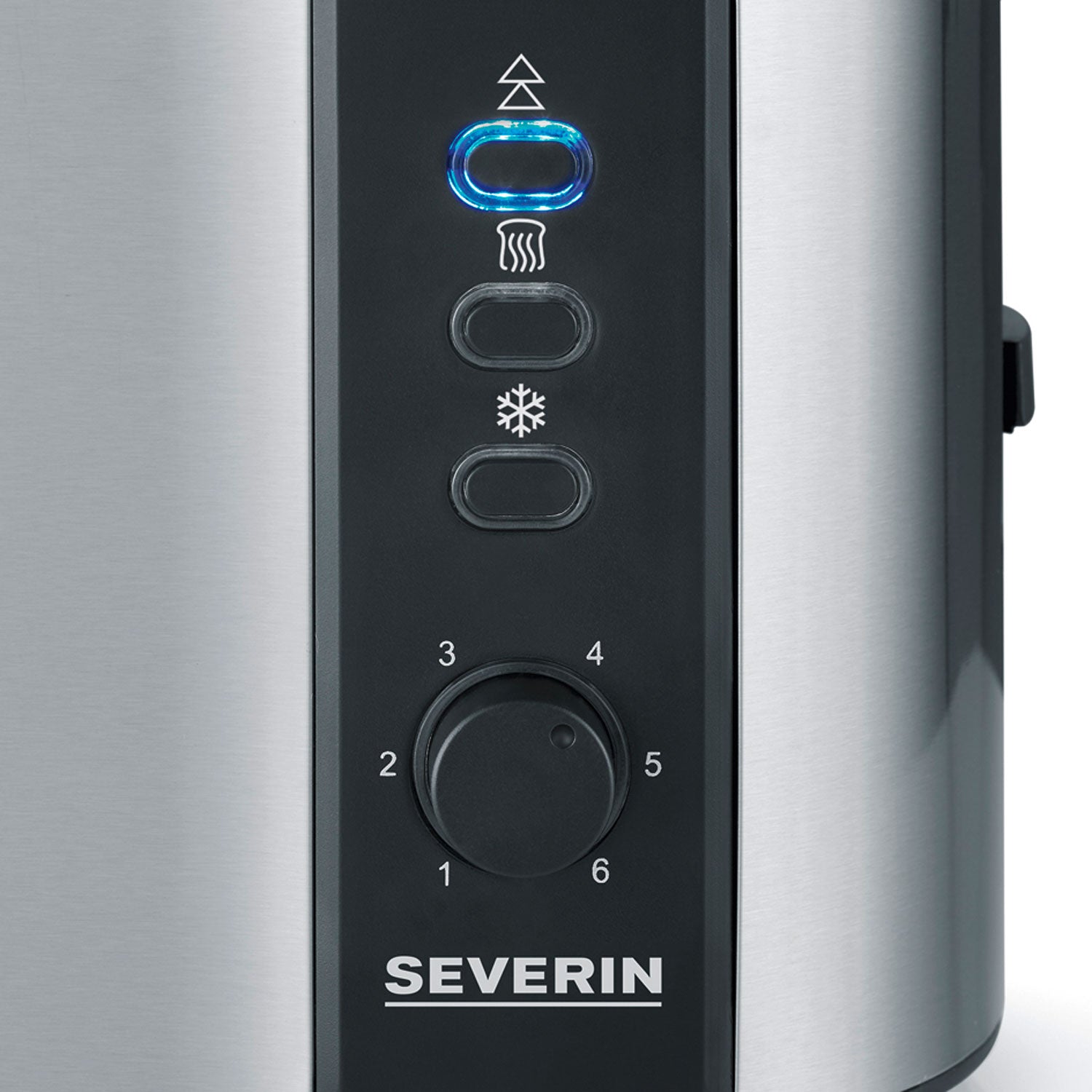 Severin – Brödrost AT2589 2skivig Borstat stål.