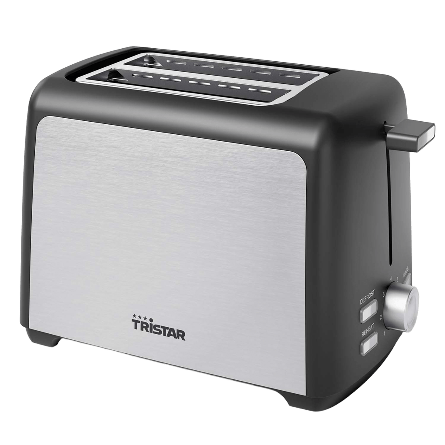 Tristar – Brödrost 2 skivors 800W Rostfri - BR-1058