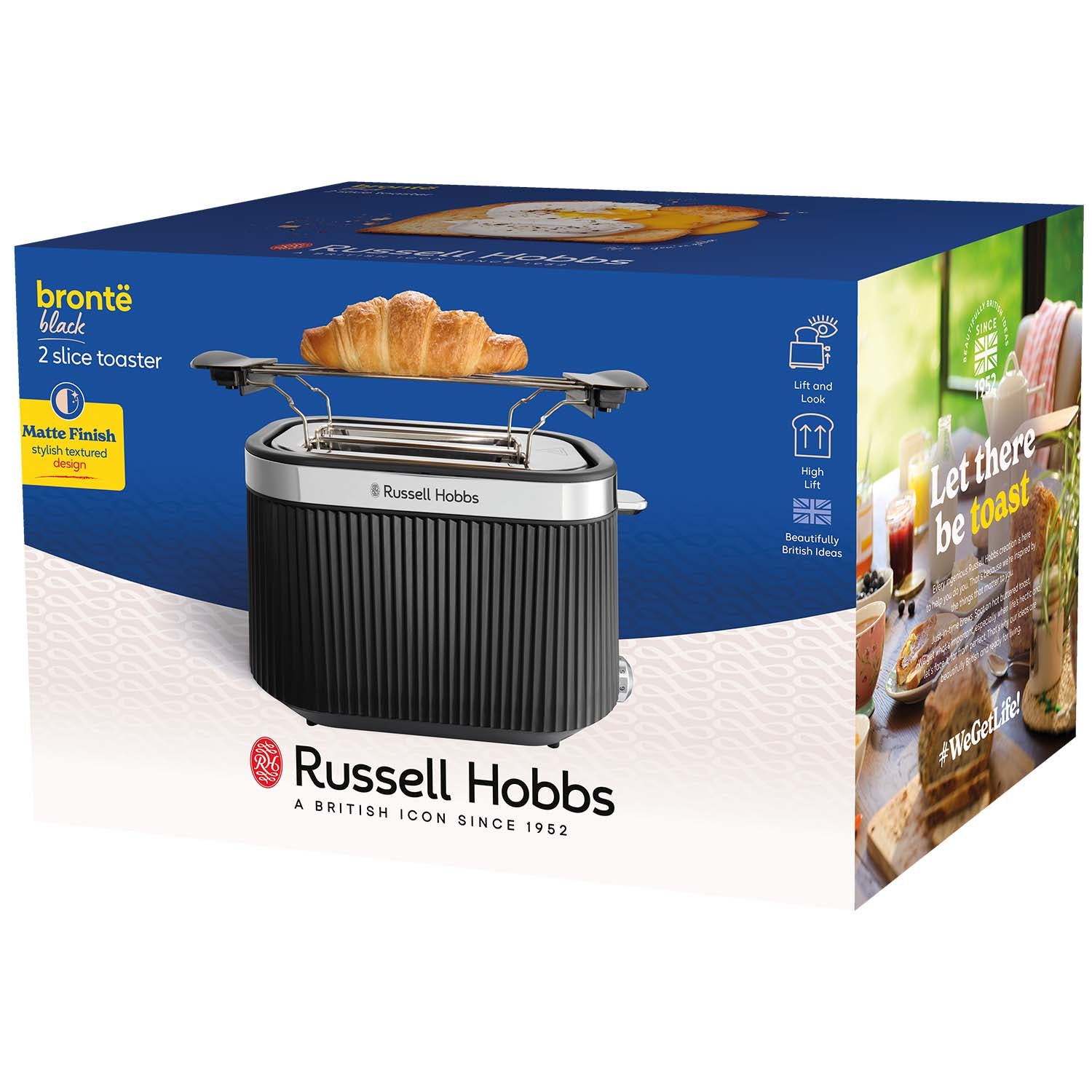 Russell Hobbs – Brödrost Brontë 2skivors svart 26760-56