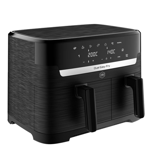 OBH Nordica Airfryer Dual Easy Fry 8,3 L svart