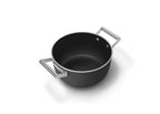 Smeg Keramisk Gryta 24 cm Non-Stick - Svart