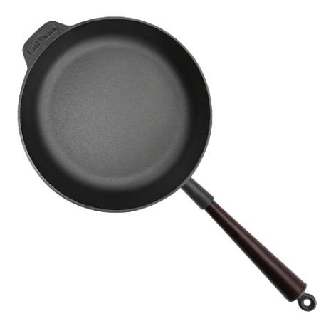 Carl Victor Gjutjärn Gjutjärns Traktörpanna 28cm Trähandtag
