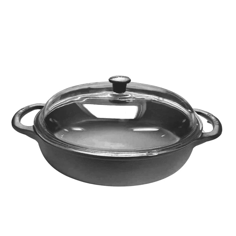 Carl Victor Gjutjärn Gjutjärns Traktörpanna Med Glaslock 32cm 5L
