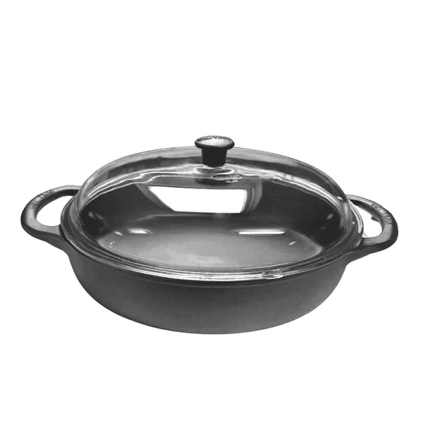 Carl Victor Gjutjärn Gjutjärns Traktörpanna Med Glaslock 32cm 5L