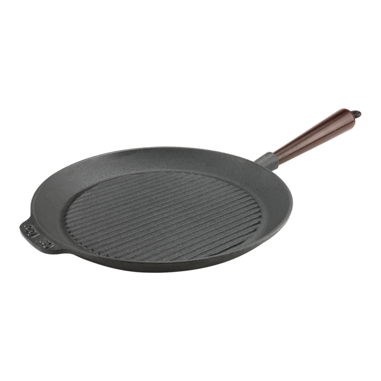 Carl Victor Gjutjärn Gjutjärns Grillpanna 28 cm Trähandtag
