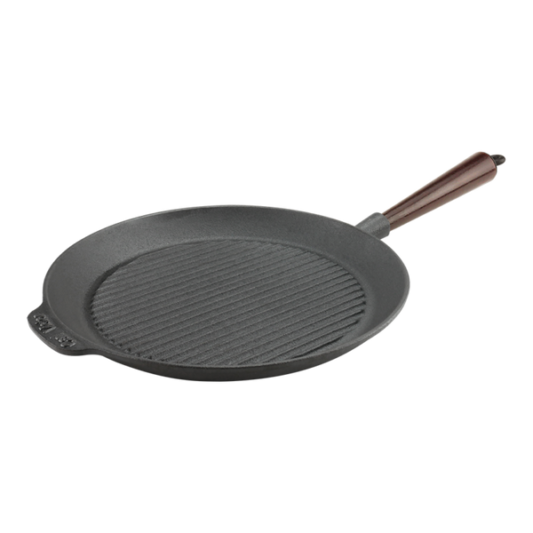 Carl Victor Gjutjärn Gjutjärns Grillpanna 28 cm Trähandtag