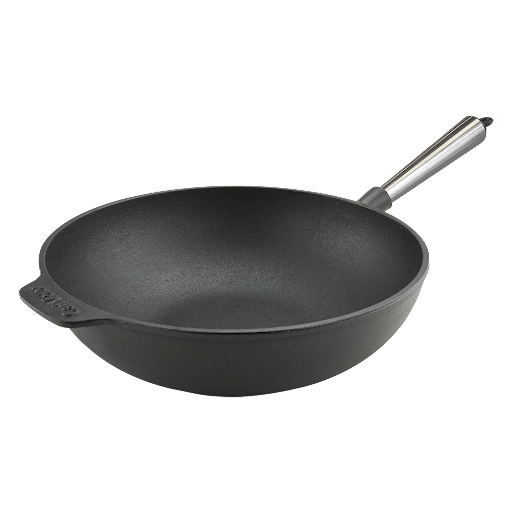 Carl Victor Gjutjärn Gjutjärns Wokpanna 30cm Stålhandtag