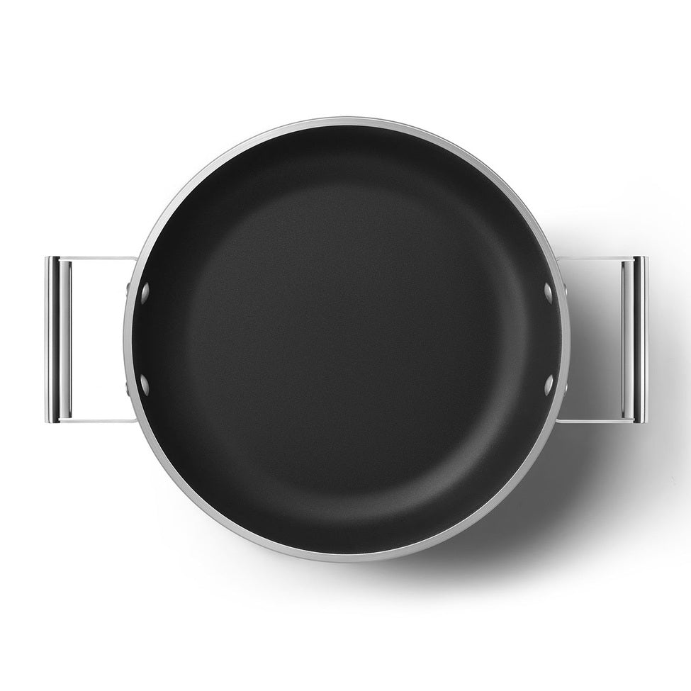 Smeg Keramisk Traktörpanna 28 cm Non-Stick - Svart