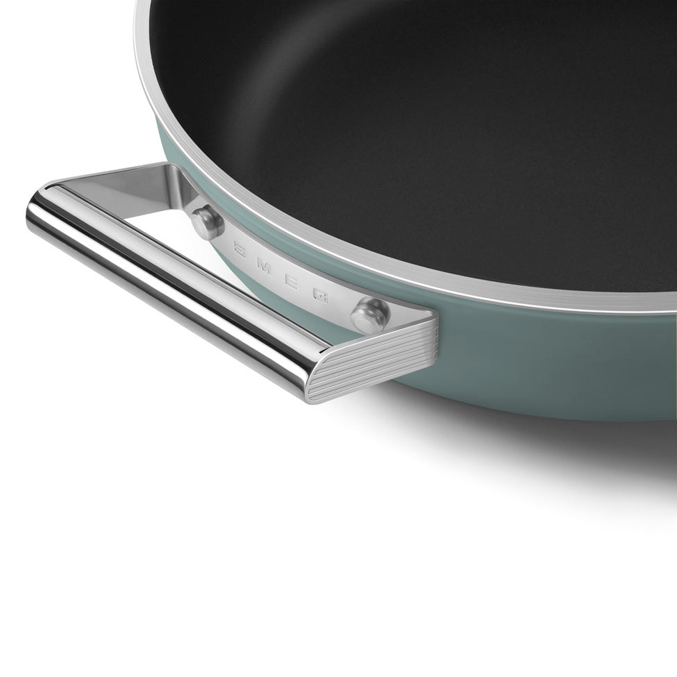 Smeg Keramisk Traktörpanna 28 cm Non-Stick - Emerald Green