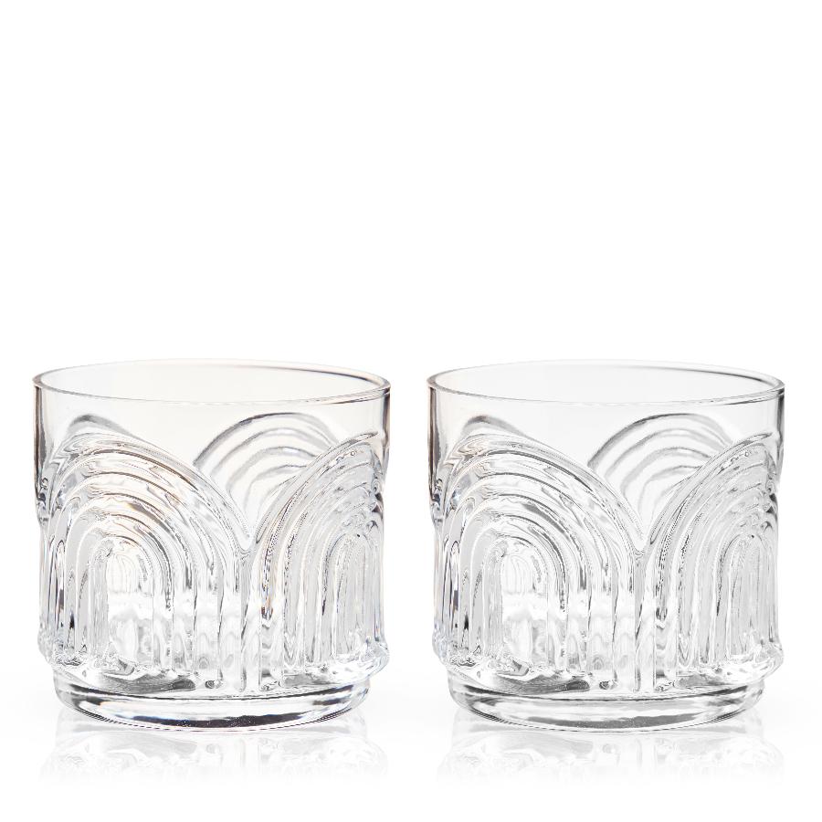 Viski Deco Beau lowballglas i kristall