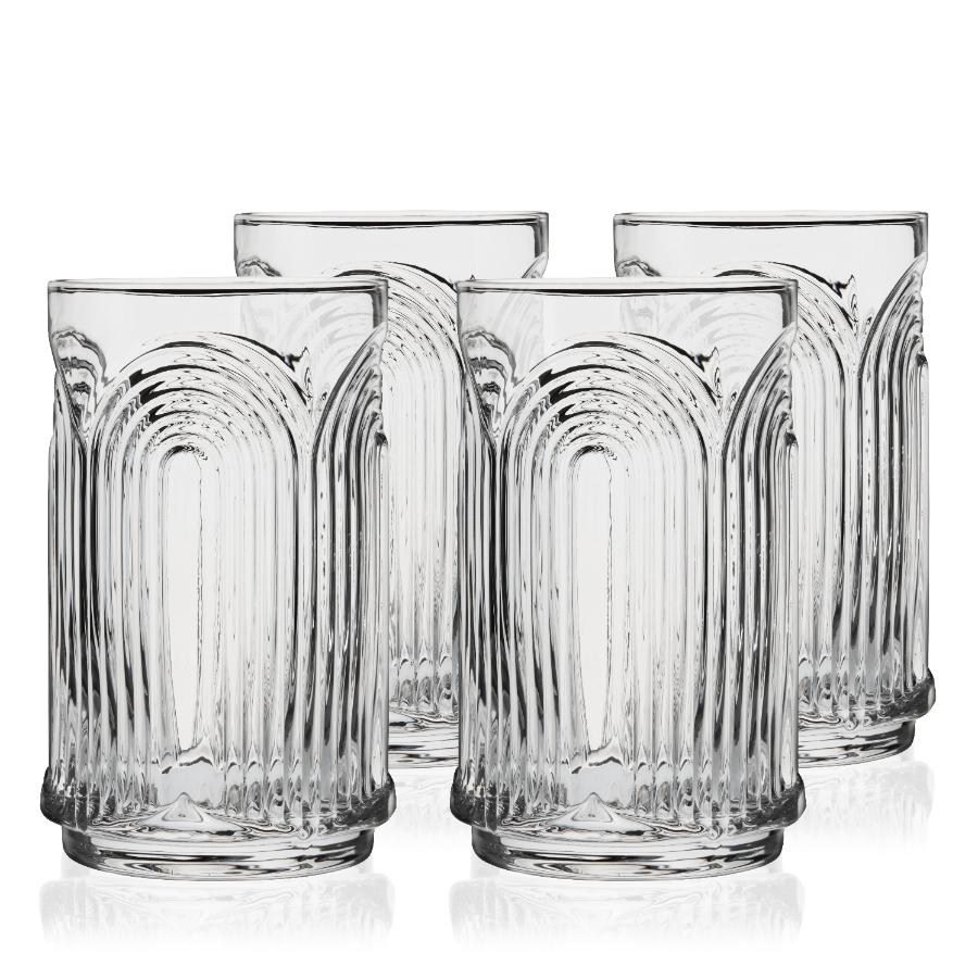 Viski Deco Beau highballglas i kristall