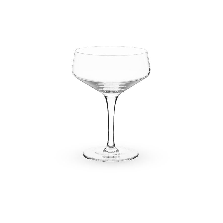 Viski Raye vinklade coupeglas i kristall, 2-pack