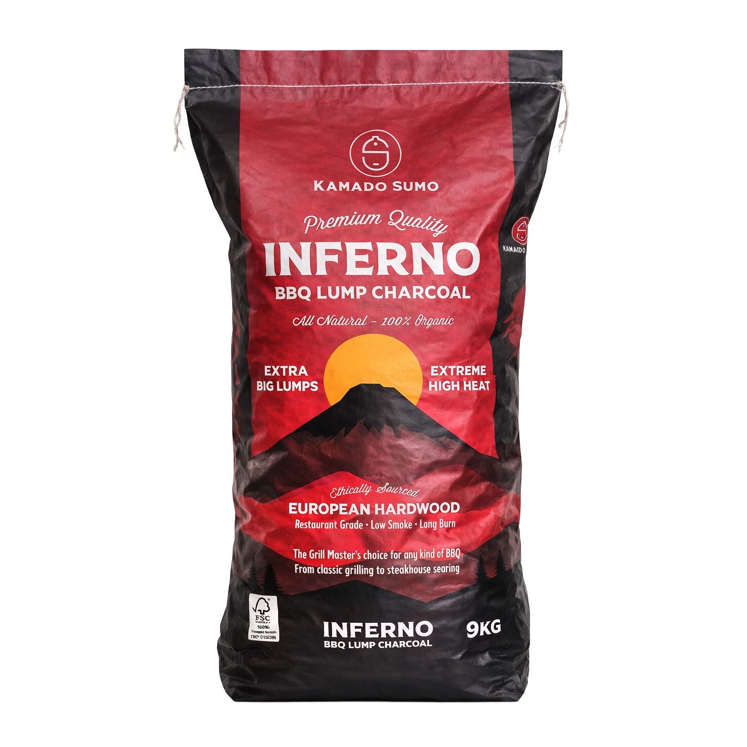 Kamado Sumo Inferno European Hardwood Charcoal 9 kg