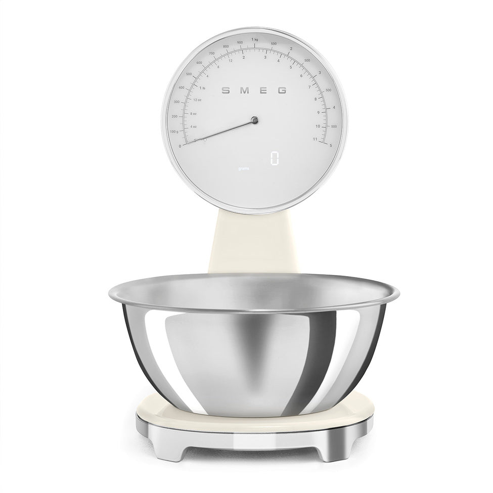 Smeg Digital och analog köksvåg KSF01 - Creme
