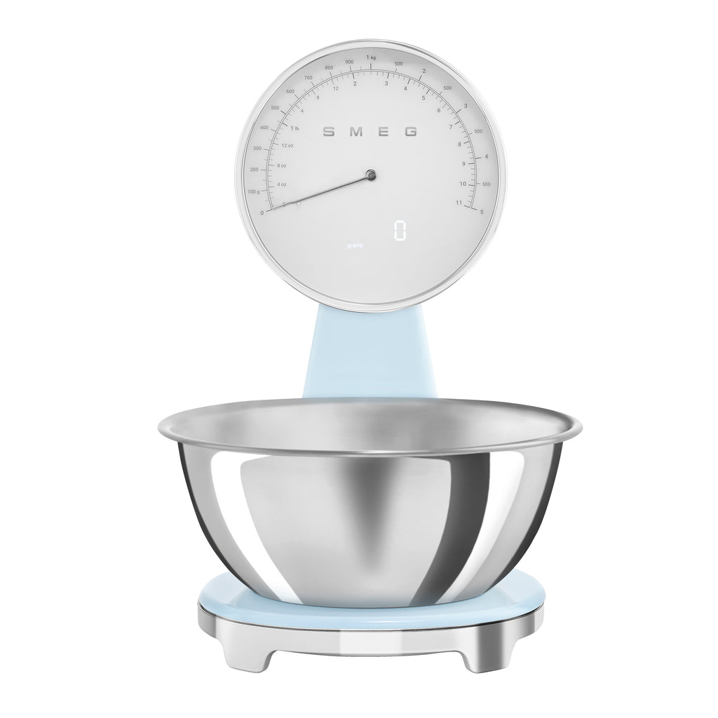 Smeg Digital och analog köksvåg KSF01 - Pastellblå