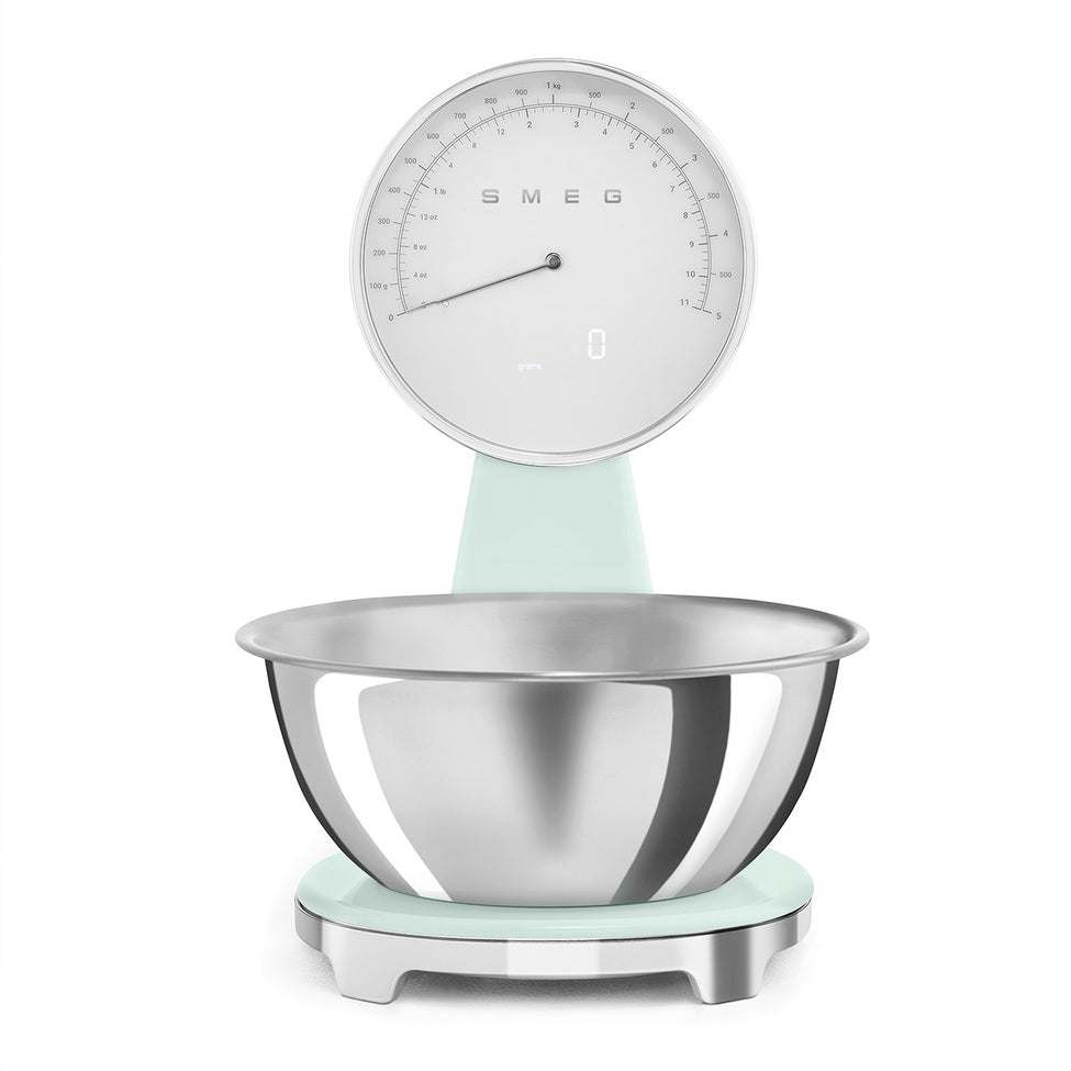 Smeg Digital och analog köksvåg KSF01 - Pastellgrön