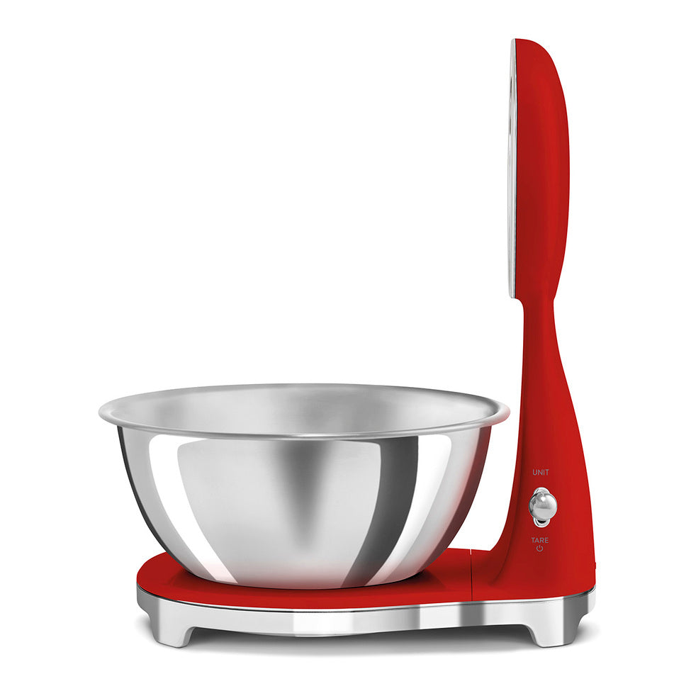 Smeg Digital och analog köksvåg KSF01 - Röd