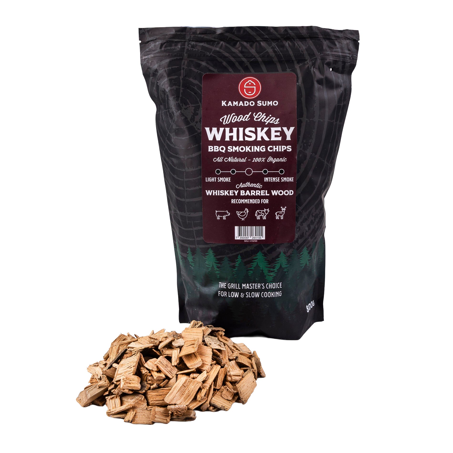 Kamado Sumo Wood Chips - Whiskey