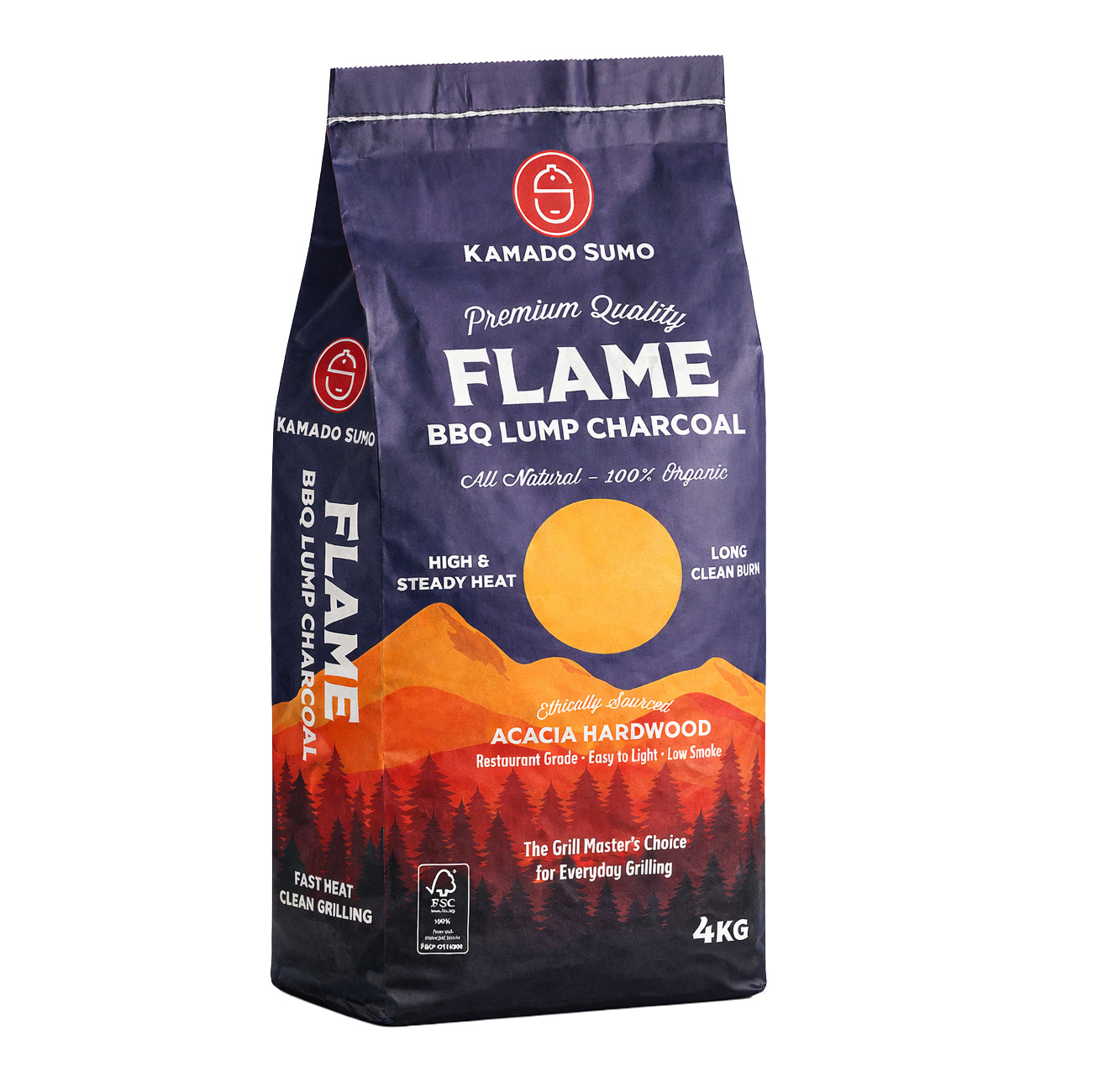 Kamado Sumo Flame Charcoal 4 kg