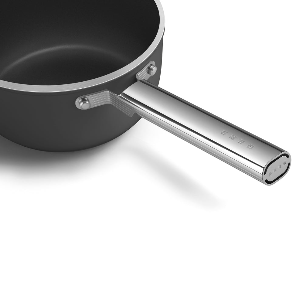 Smeg Keramisk Kastrull 20 cm Non-Stick - Svart