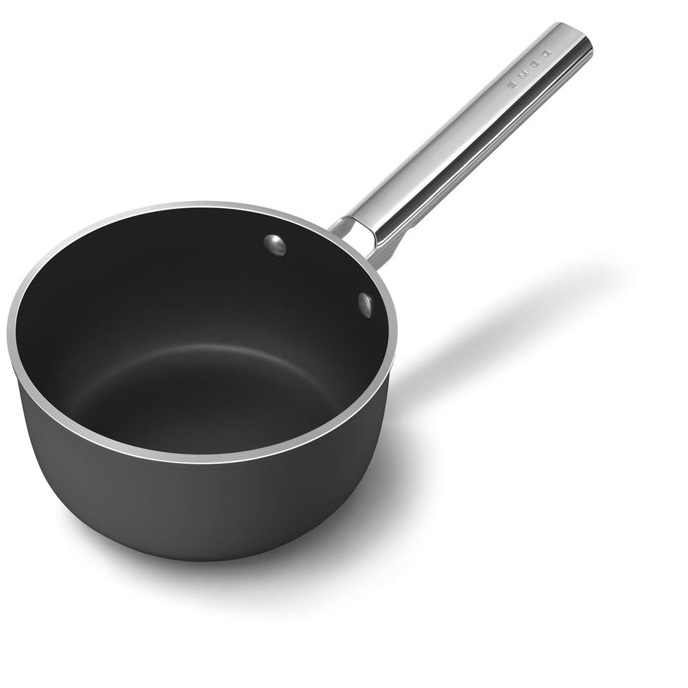 Smeg Keramisk Kastrull 20 cm Non-Stick - Svart