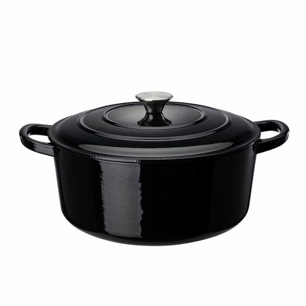 Sabor Basic Gjutjärnsgryta 6,5 L svart