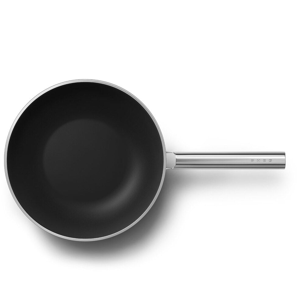 Smeg Keramisk Wok 30 cm Non-Stick - Emerald Green