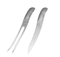 Hâws Santo Tranchérset Kniv & Gaffel Silver