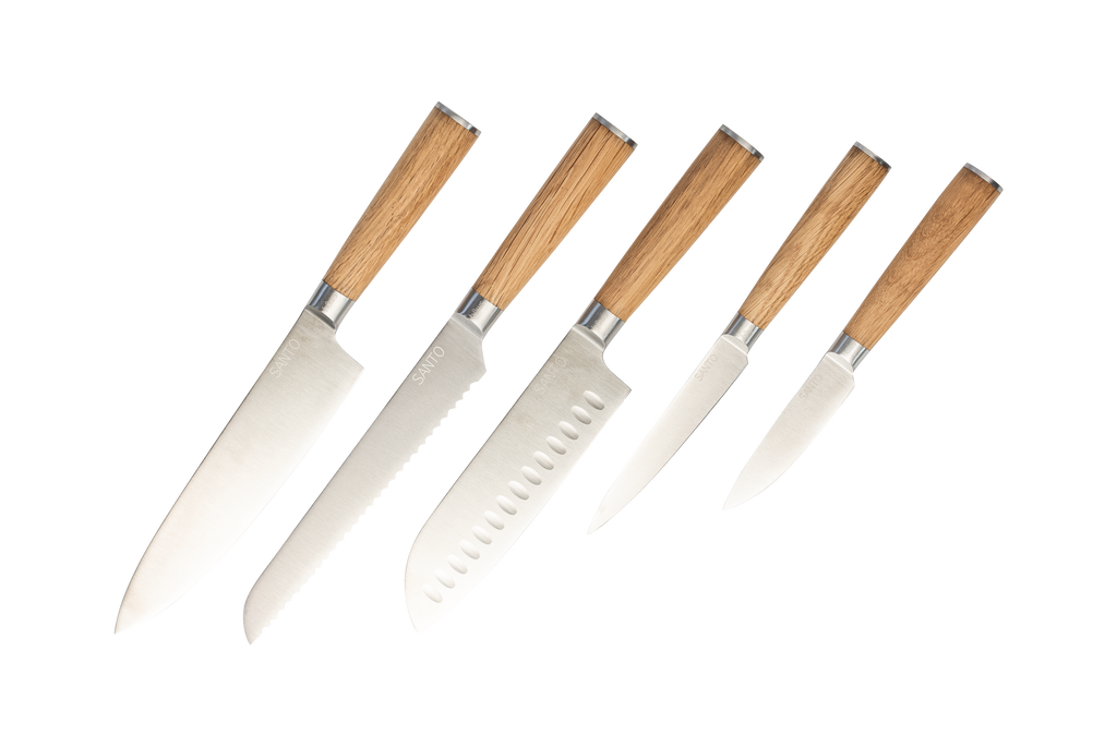Hâws Santo Kockset 5 delar Ek FSC Runt Handtag