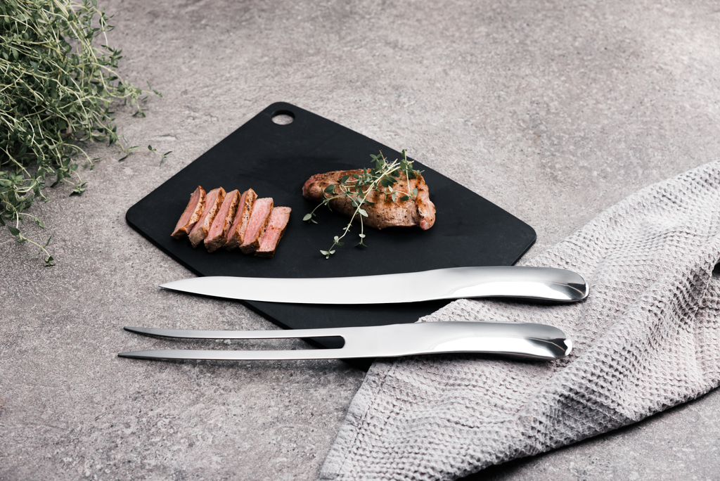 Hâws Santo Tranchérset Kniv & Gaffel Silver – bild 2