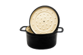 Hâws Santo Dutch Oven 5,7 L blank svart med silverknopp – bild 2