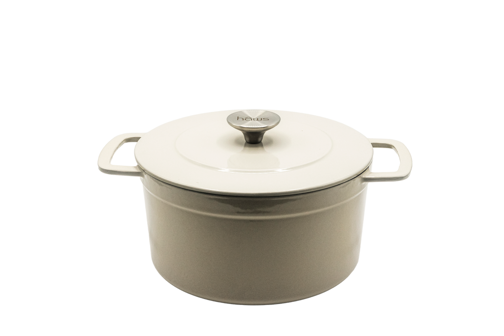 Hâws Santo Dutch Oven 3,6 L sandfärg med silverknopp
