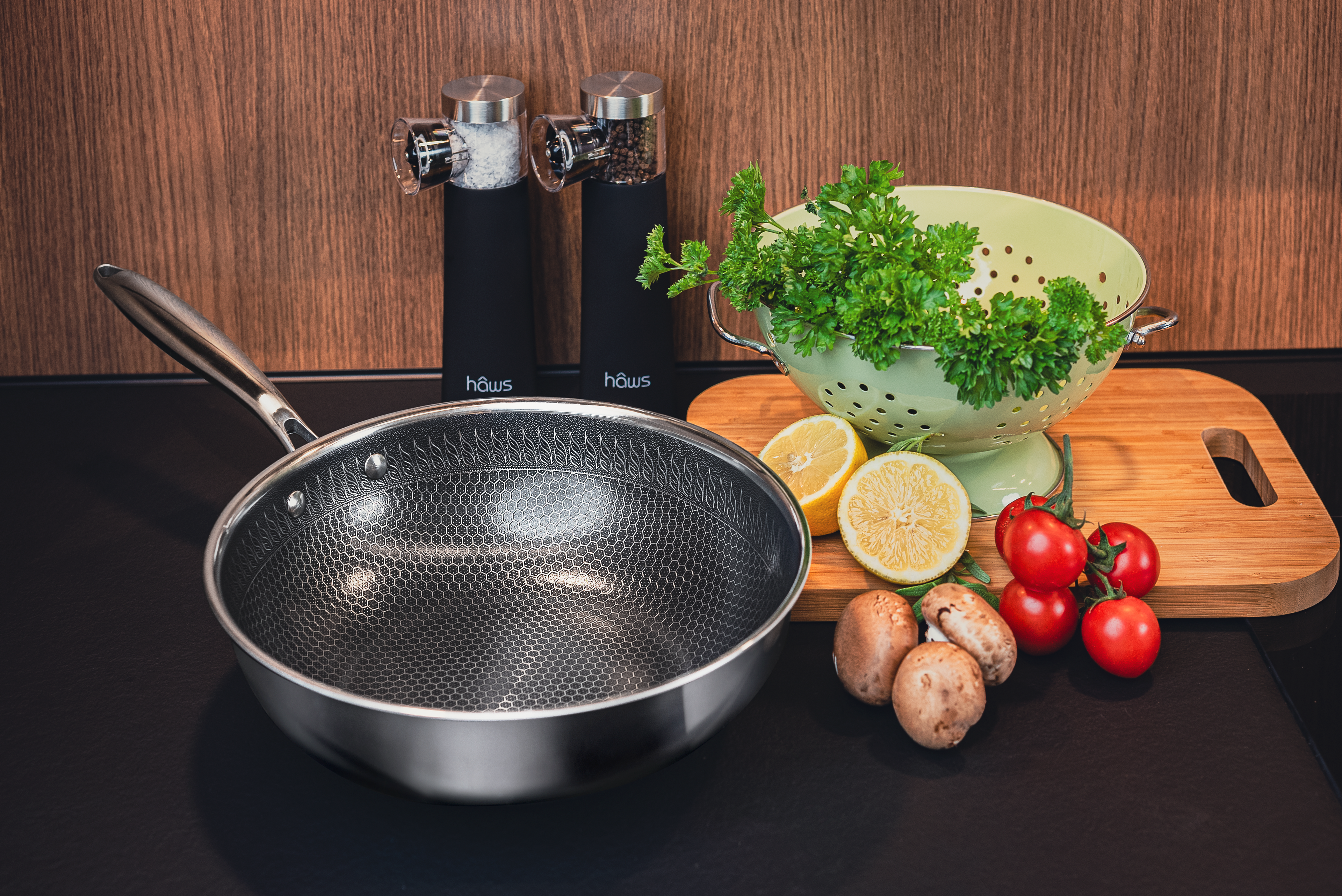 Hâws Santo Wok 28 cm Hybridbeläggning – bild 2