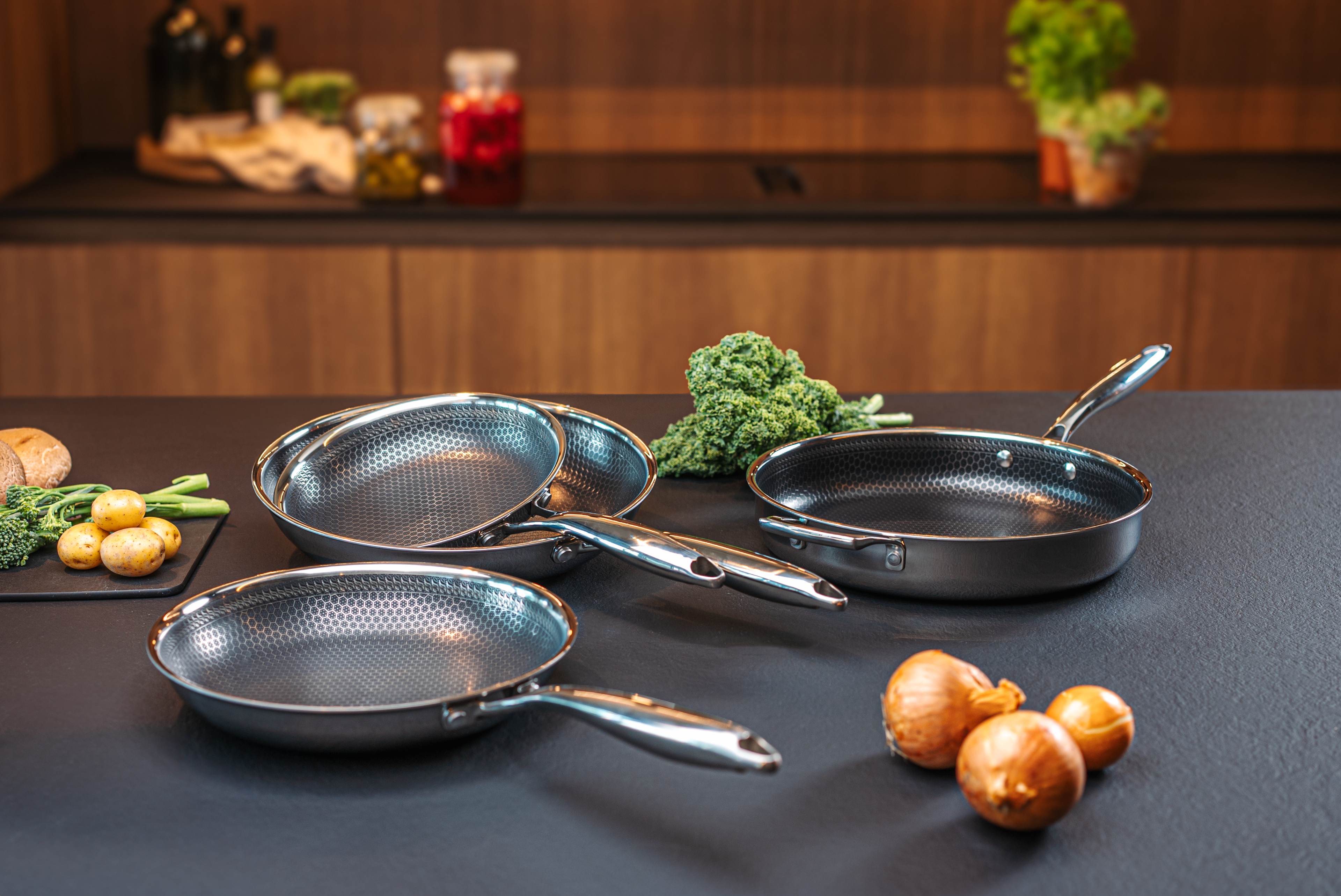 Hâws Santo Sauté‑panna 28 cm med lock Hybridbeläggning – bild 4