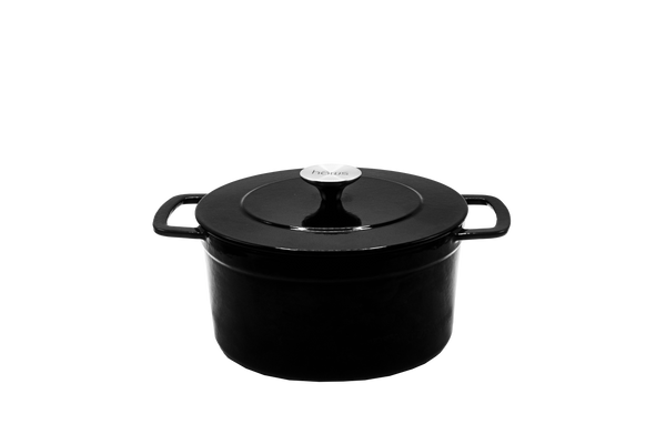 Hâws Santo Dutch Oven 3,6 L blank svart med silverknopp