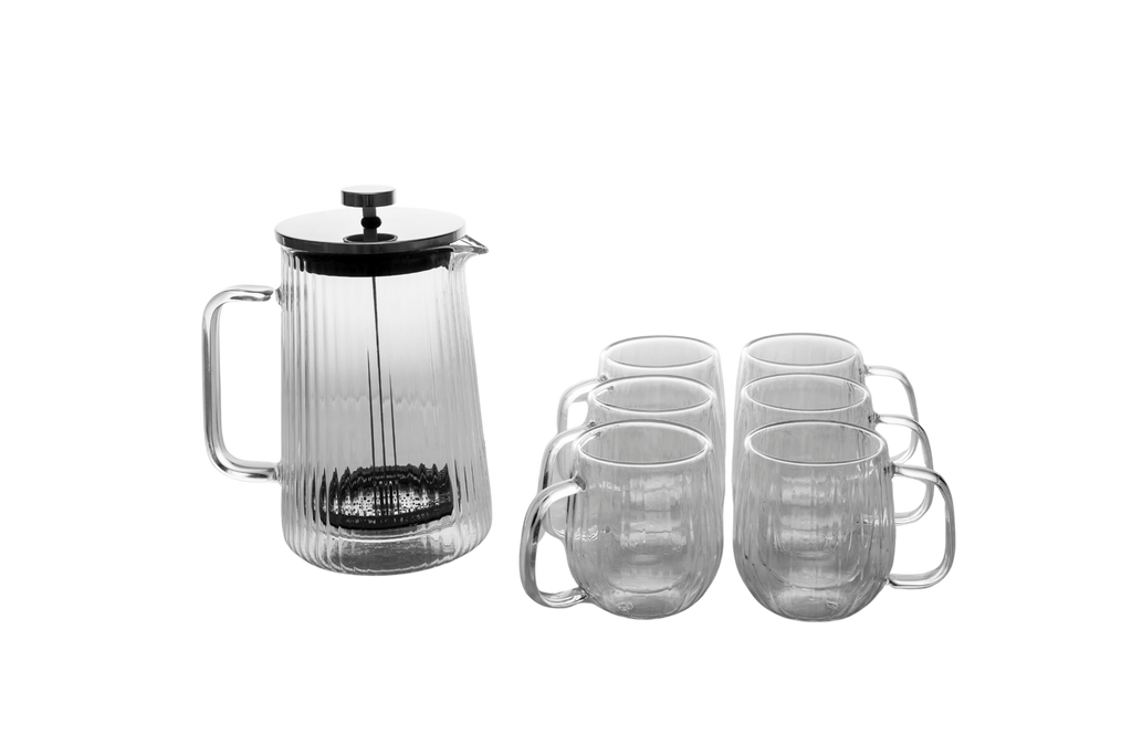 Hâws Santo Presskanna med 6 kaffeglas