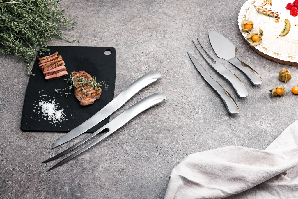 Hâws Santo Tårtset Serveringsspade, Kniv & Gaffel Silver – bild 3