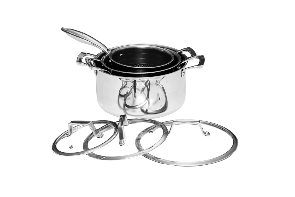 Hâws Santo Kastrull 1,5 L, Gryta 3,4 L & 5,8 L med lock Hybridbeläggning – bild 2