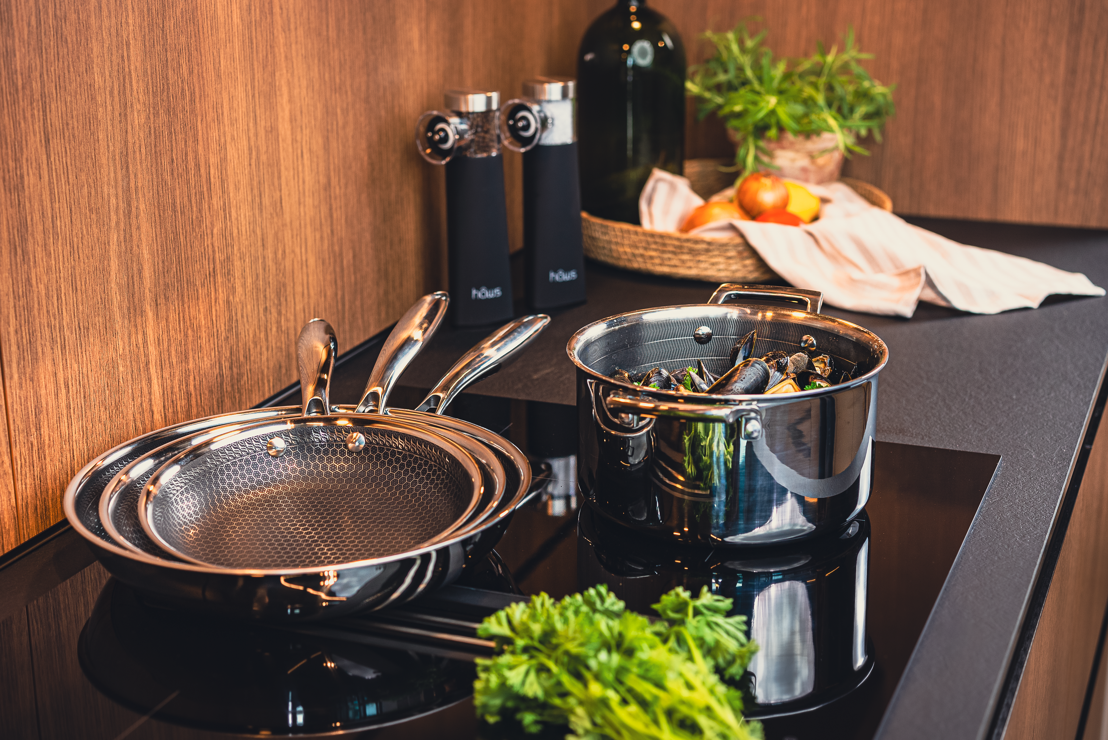 Hâws Santo Wok 28 cm Hybridbeläggning – bild 3