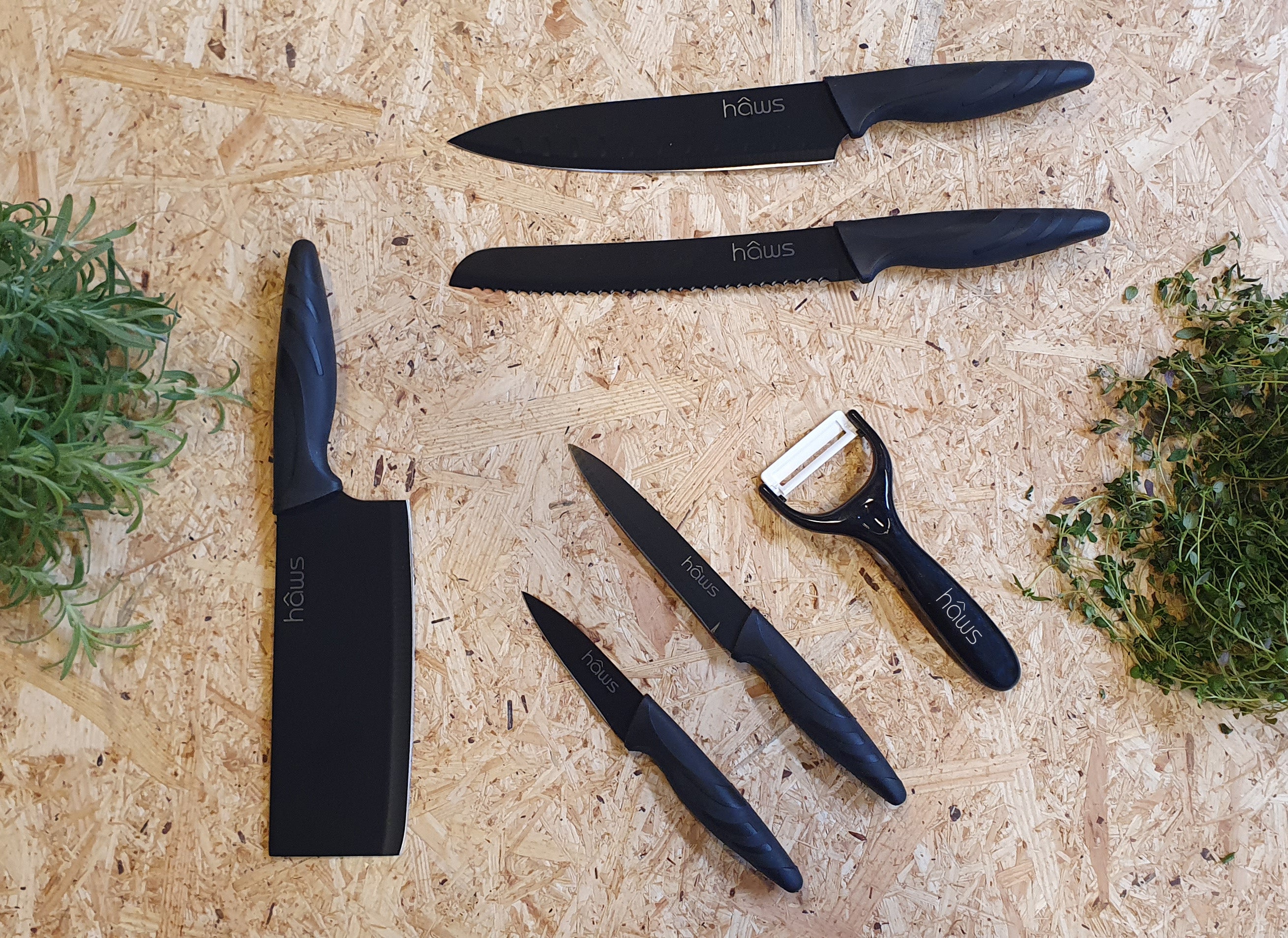Hâws CKS006 Keramiskt knivset 6 delar – bild 2